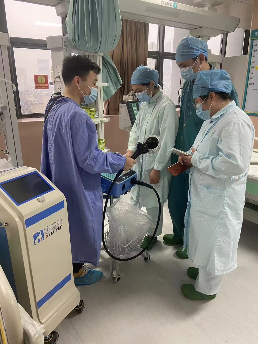 临床装机培训现场